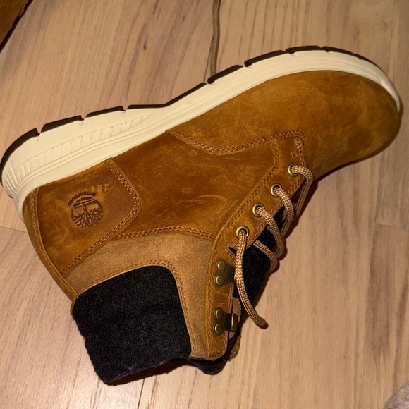 Timberland Tan Leather Lace-Up Boots - Picture 8 of 10